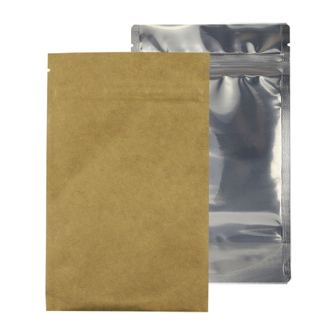 #5 Quarter Ounce Kraft/Clear Bag