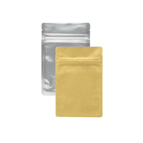 #3 Gram Kraft/Clear Bag