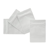 #4 Eighth Ounce White/Clear Bag