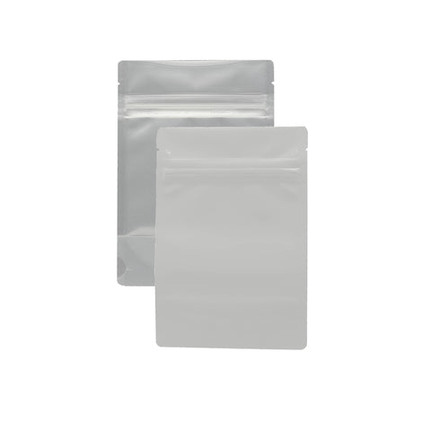 #4 Eighth Ounce White/Clear Bag