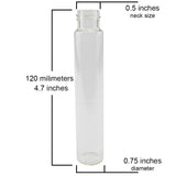 120mm Glass Pre-Roll Tube w/ CR Cap